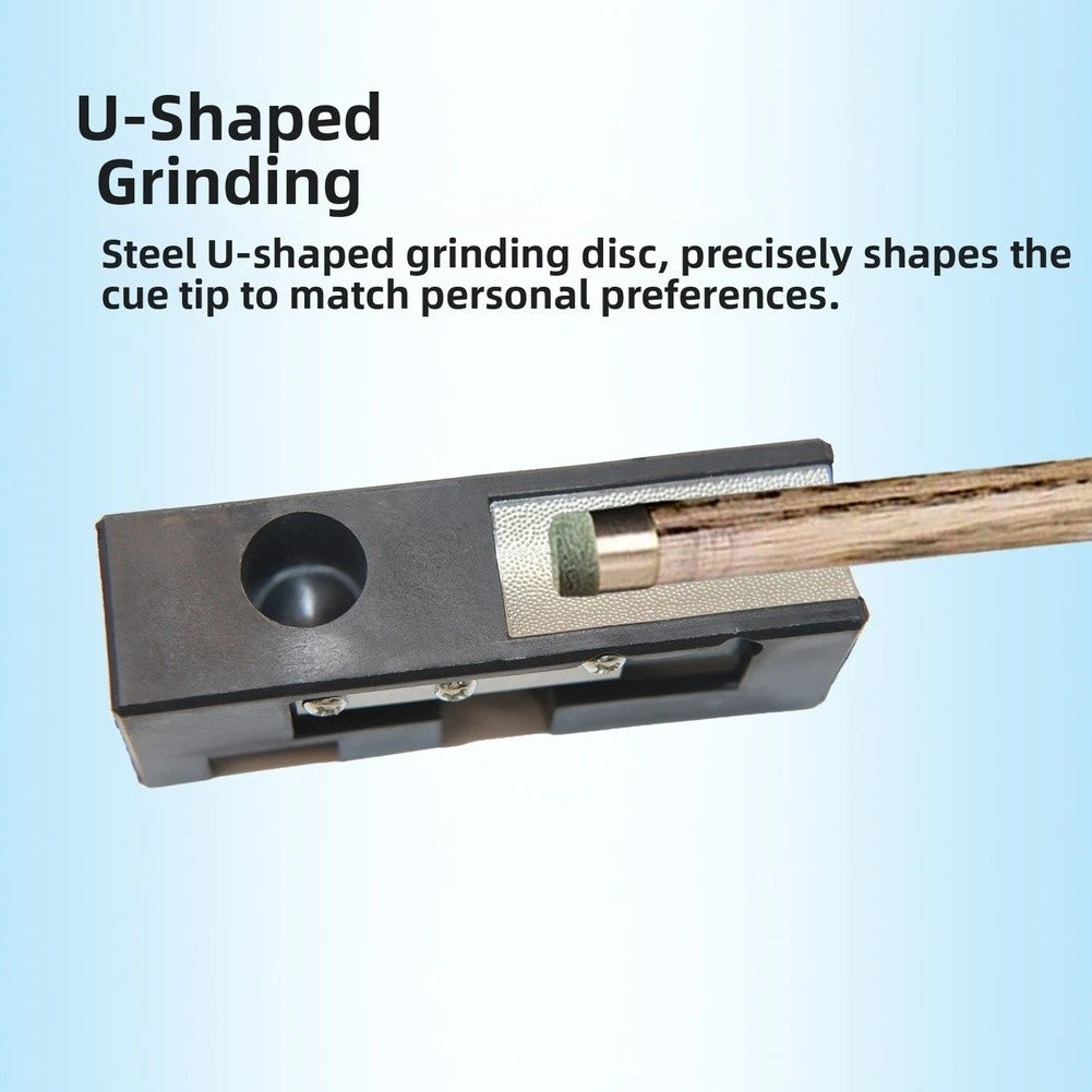 2X Billiard Cue Tip Tool for On-the-go Repair