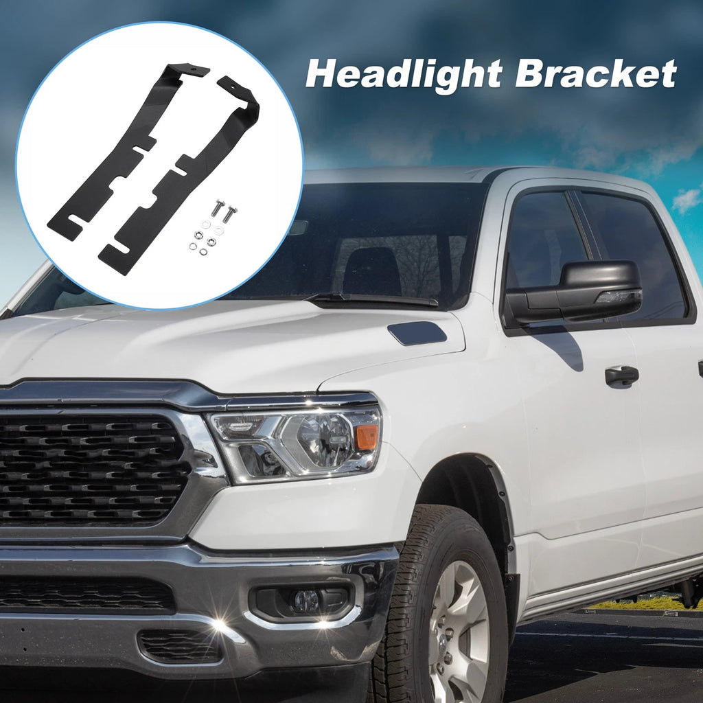 Headlight Hood Mount Bracket Replacement for Dodge Ram 1500 (2019–2024)