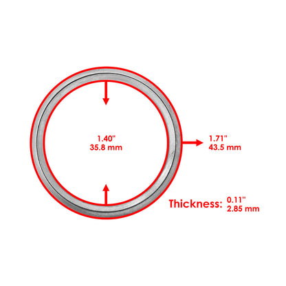 Exhaust Pipe Holder Gasket for Kawasaki Teryx 750 KRF750 4X4 (2008–2013)