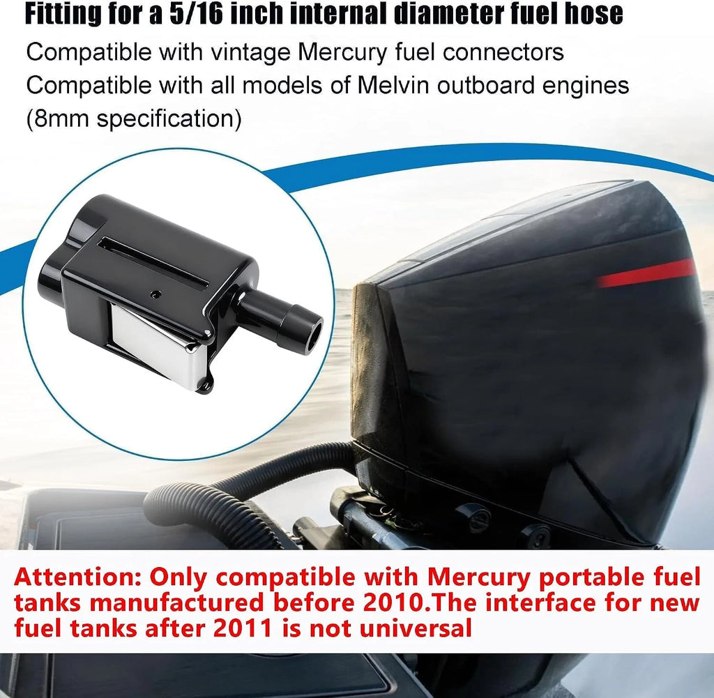 8mm Fuel Pipe Joint for Mercury 40-120 HP