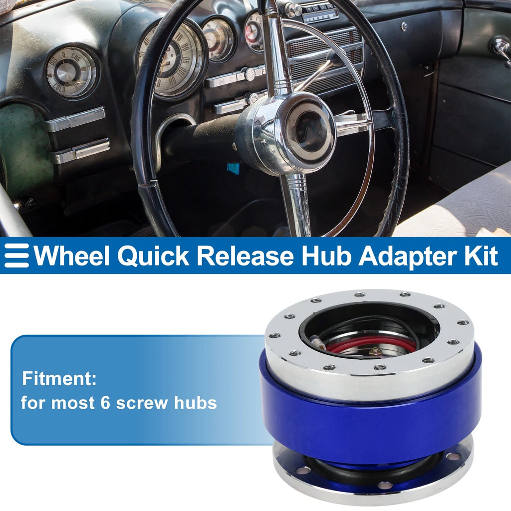 Steering Wheel Quick Release Hub Adapter for Universal 12 Hole Wheel (RHD)
