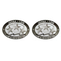 2X Outboard Graphic Sticker Decal for California DOT (3 Star)