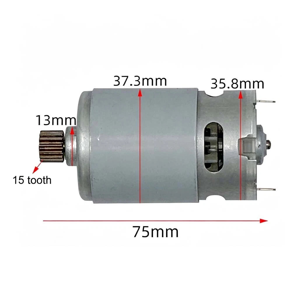 14.4V 550 Class Electric Motor 15 Tooth for Low-Profile Drill Assemblies