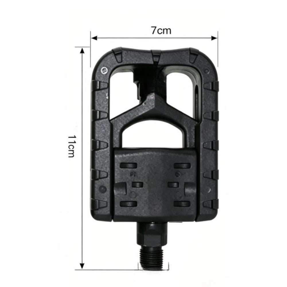 Plastic Folding Bicycle Pedals for Foldable Bikes (11x7x3cm)