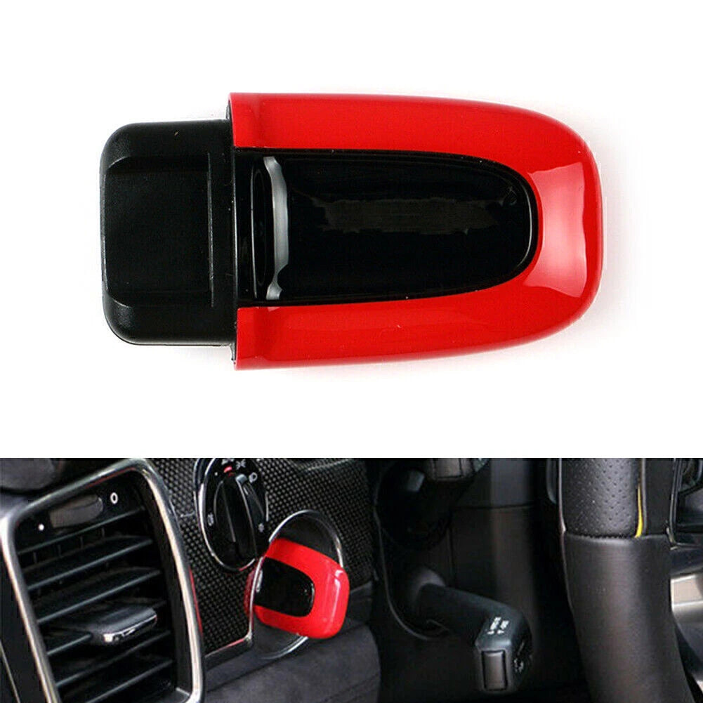For Cayenne Macan ABS One Button Start Passive Keyless Enter Car Key Cover Red
