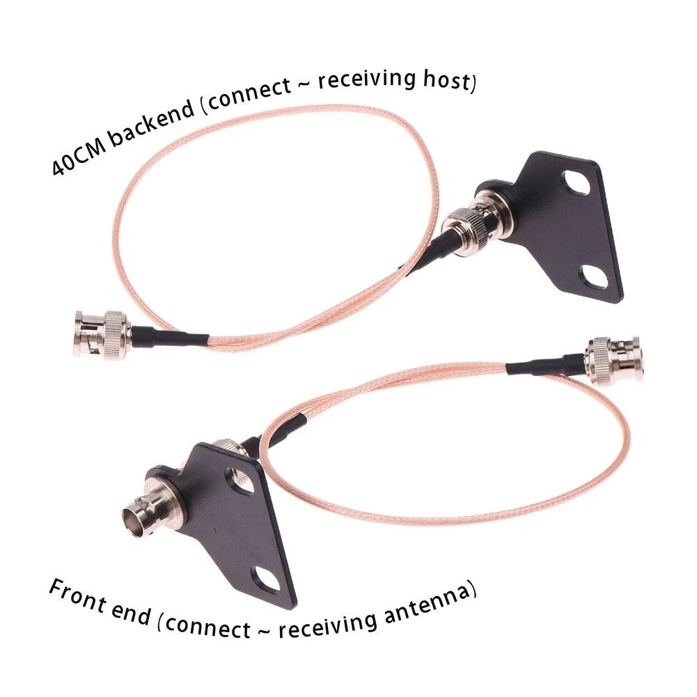 2X Stage Wireless Mic for BNC Antenna Extender for Audio Link Receiver