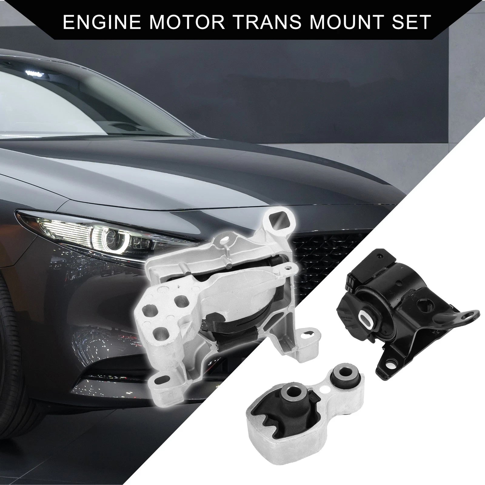 Engine Motor Mount Replacement for Mazda 3 2.0L (2015–2018) 1 Set