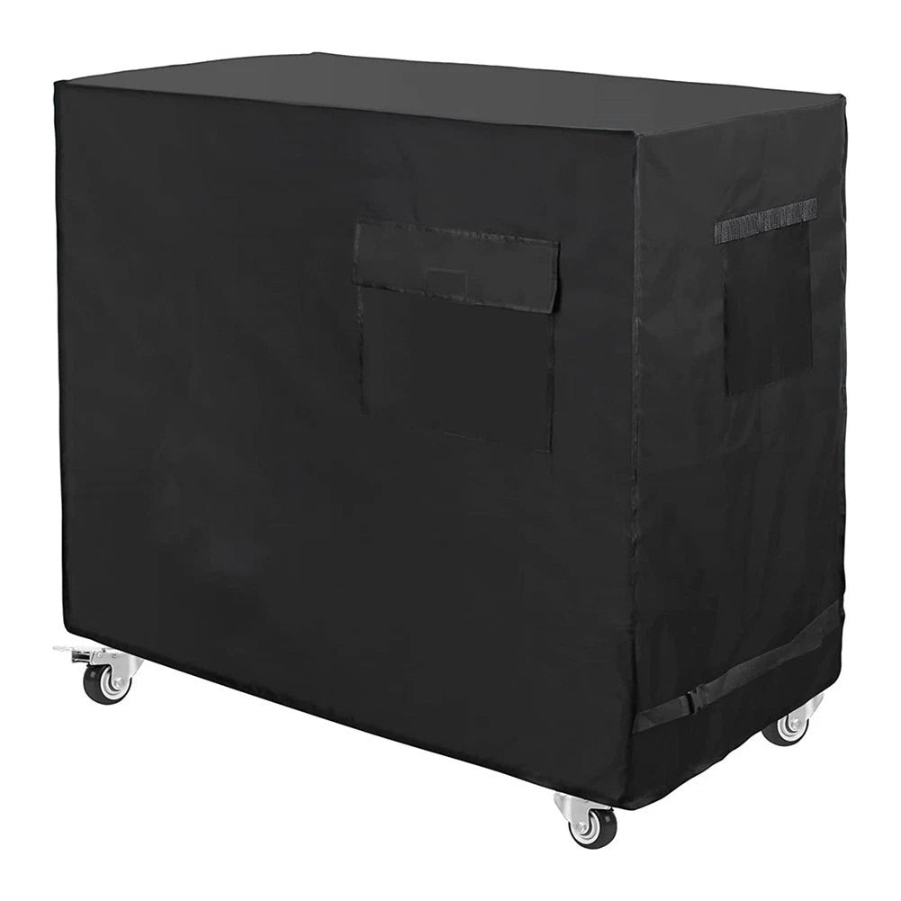 Rolling Cooler Cover for 80 Quart Cooler - Black Waterproof, Air Vents, Handles