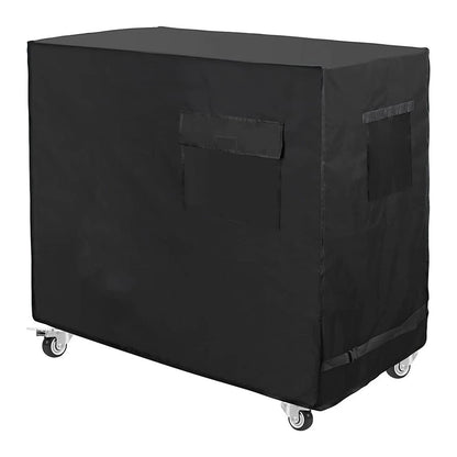 Rolling Cooler Cover for 80 Quart Cooler - Black Waterproof, Air Vents, Handles
