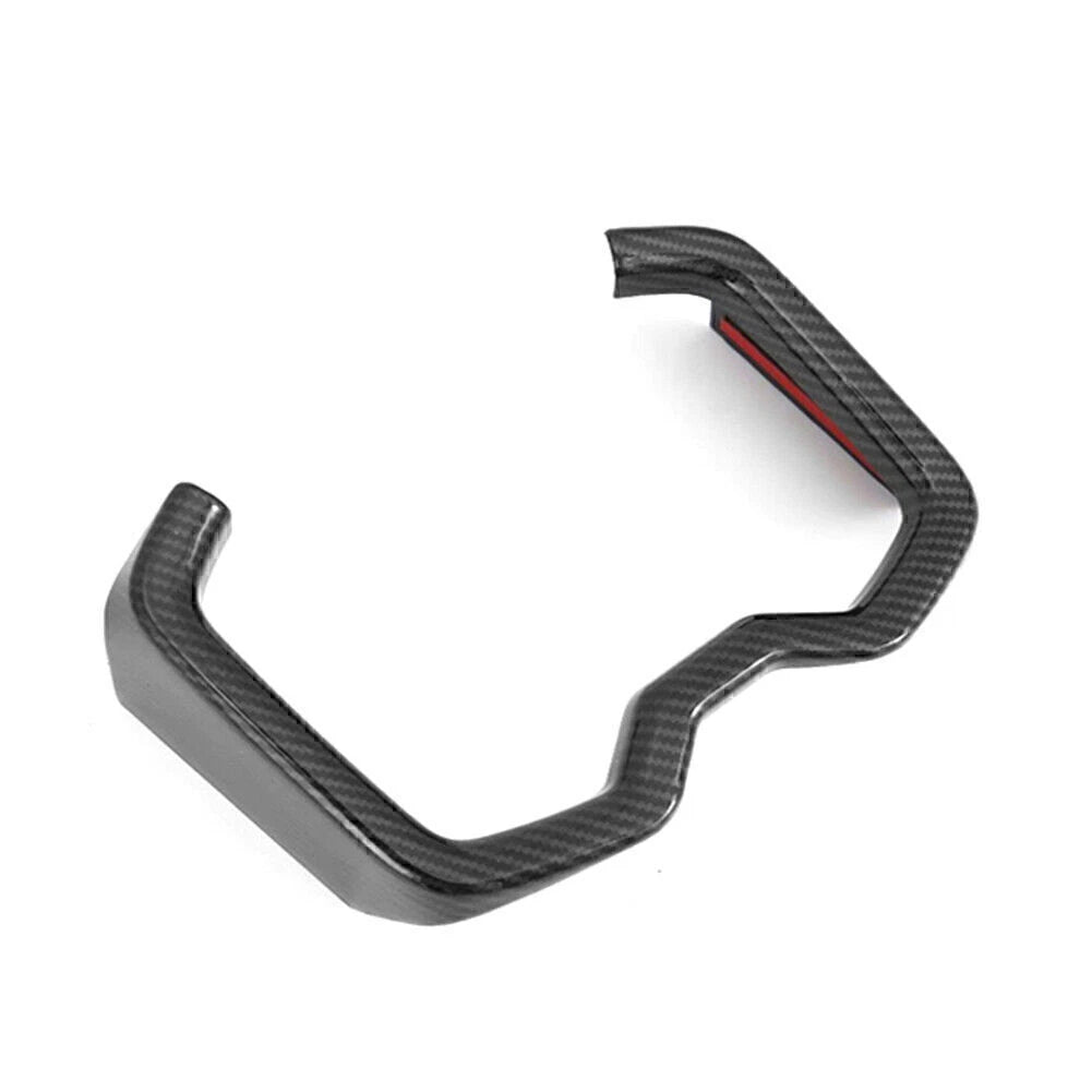 Carbon Fiber Inner Water Cup Holder Frame Cover for Toyota RAV4 (2019–2020)