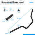 Heavy Duty Handlebar with Grips & End Guard for Honda ATC250R (1983–1986)