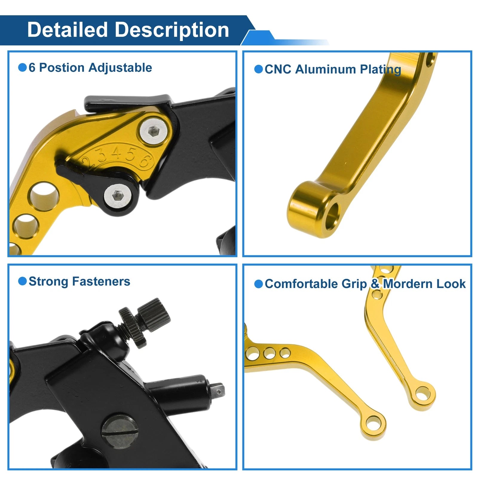 Adjustable Short Brake Clutch Levers for Honda