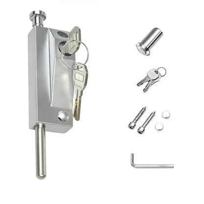 Stainless Steel Security Latch for Wooden Doors