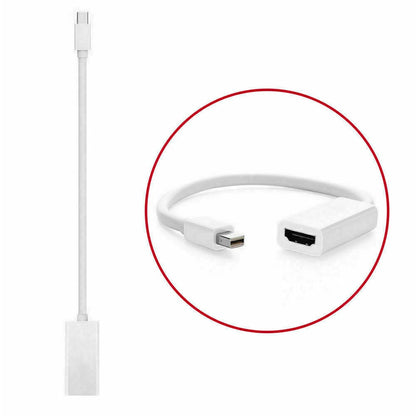 Mini DP Thunderbolt to HDMI Cable Adapter for MacBook Air/Pro (2010–2023)