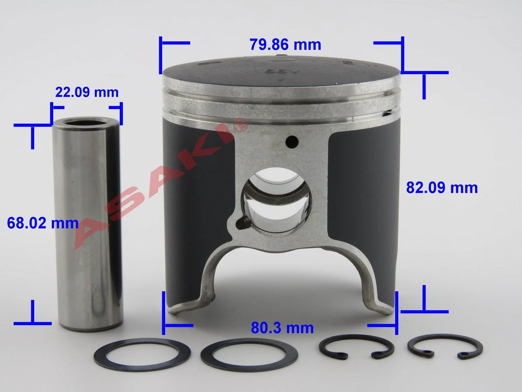 Piston Kit + Ring Set for Yamaha GP1200R/XLT (66V-11636-00, Oversize 0.50)