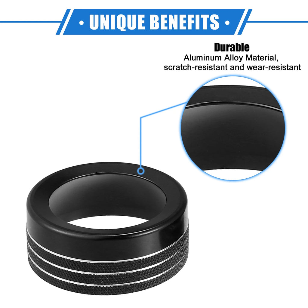 5PC AC Climate Control Knob Ring Replacement for Chrysler 300 Dodge Challenger (2011–2021)