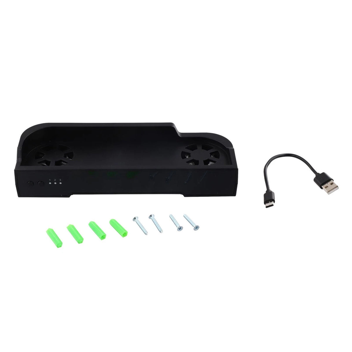 Compact Heat Sink Wall Mount Stand for Nintendo Switch (2017–2023)