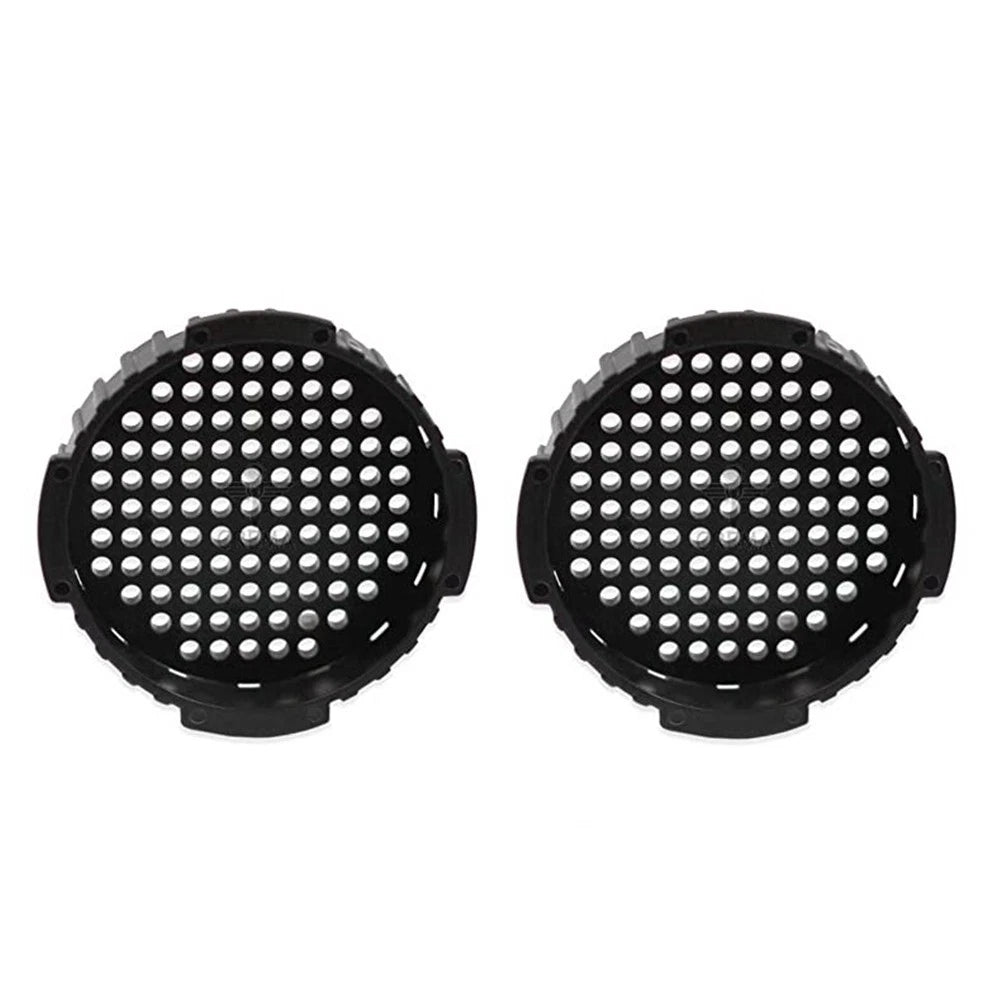 Filter Lid Cap Set of 2 for AeroPress Coffee Maker Black Rubber