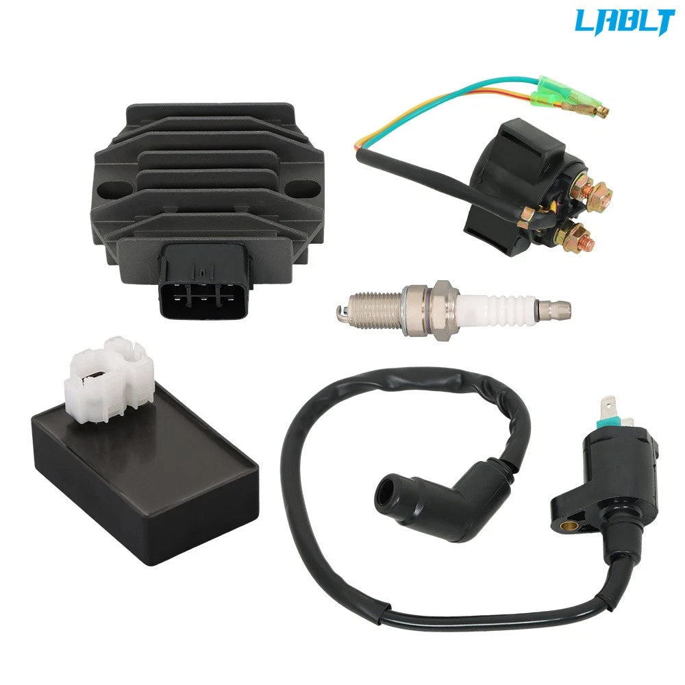 CDI Ignition Coil Rectifier Relay Spark Plug for Honda TRX250EX (2001–2008)