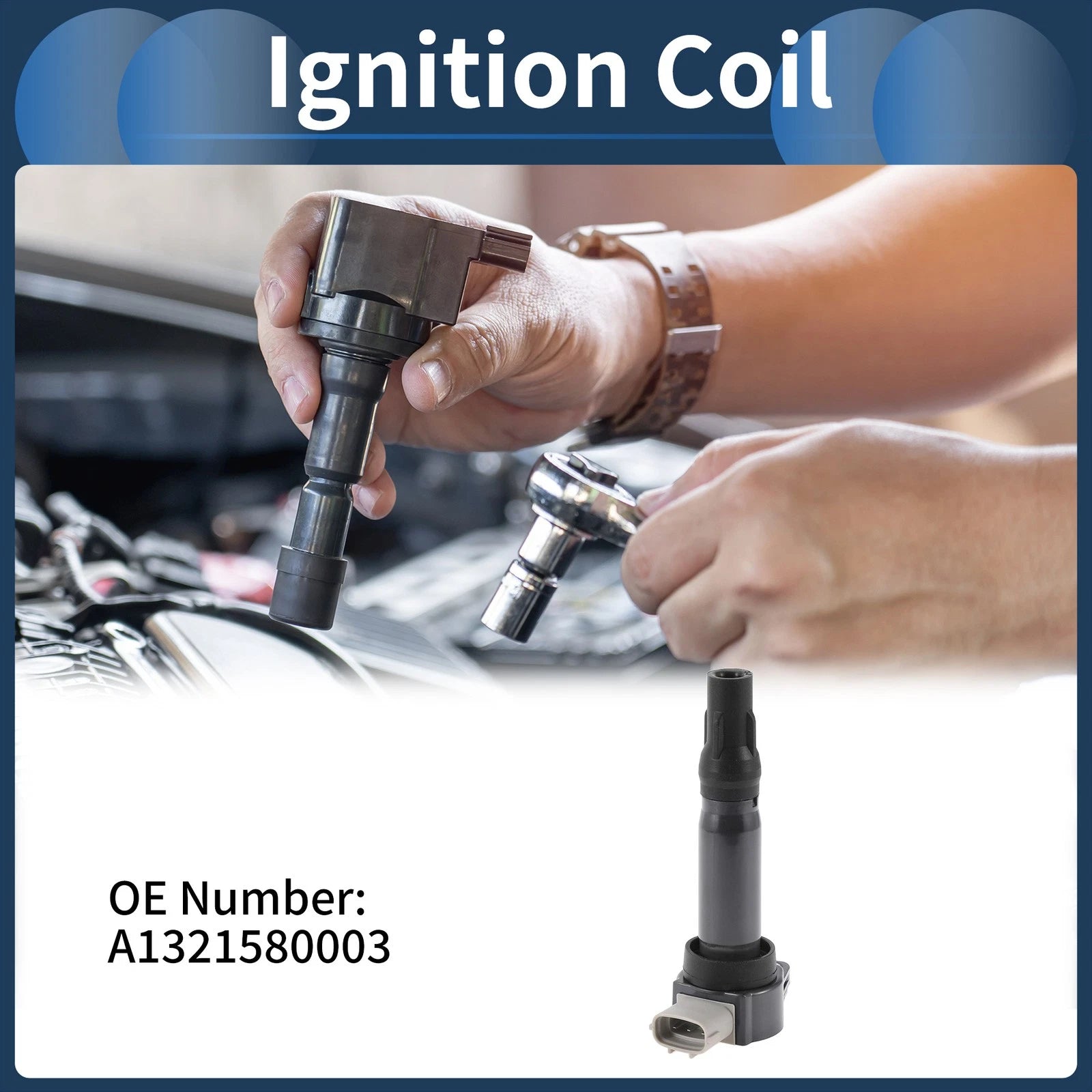 Ignition Coil Pack No.A1321580003 for Smart Fortwo (2008–2015)