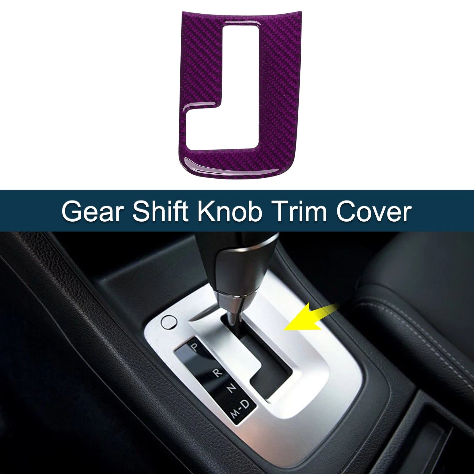 Gear Shift Knob Cover Decal Sticker Replacement for Subaru Impreza (2012–2014)