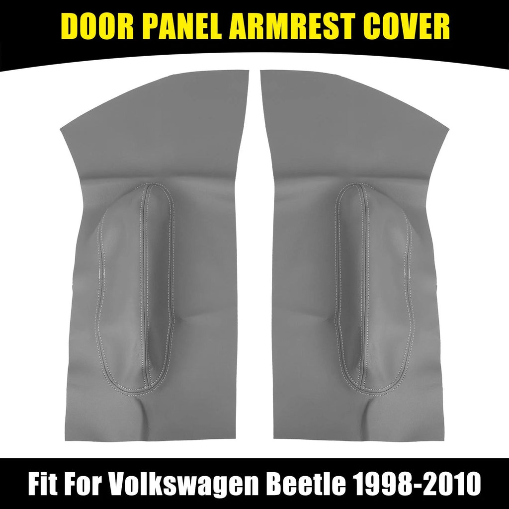 Microfiber Leather Door Panel Armrest Cover Pair for Volkswagen Beetle (1998–2010)