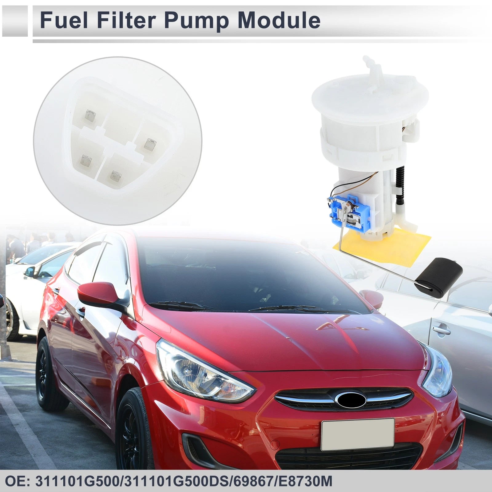 Fuel Pump Assembly Replacement for Hyundai Accent 2006-2011 L4 1.6L Petrol