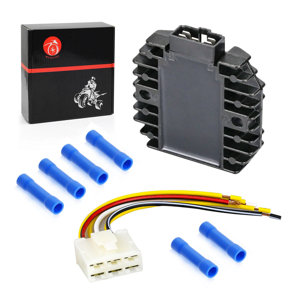 Voltage Rectifier Regulator + Plug for Yamaha YZF R1 (1998–2001) / YZF R6 (1999–2005)
