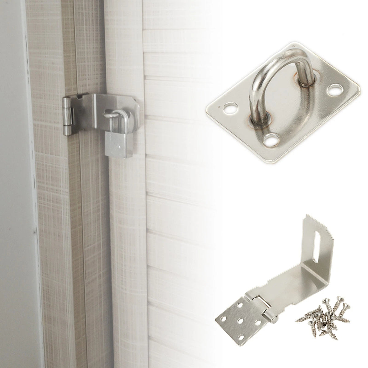 Lock Plate with Corner Buckles for Universal Fit (1 Piece)