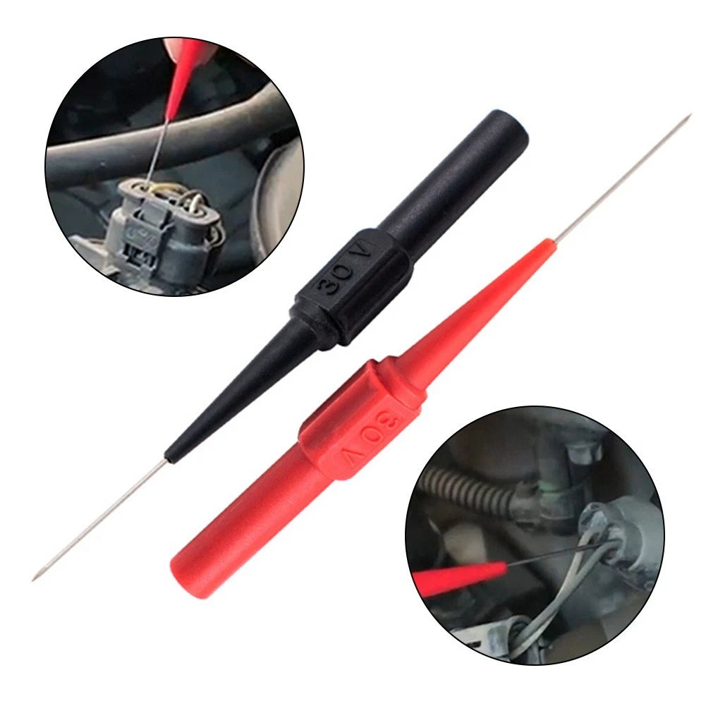 Back Piercing Needle Tip Probes for Multimeter Testing (30V)