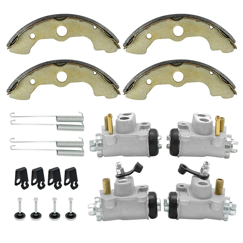 Front Brake Wheel Cylinders & Shoes Pin Kit for Honda Foreman 400 TRX400FW (1999–2003)
