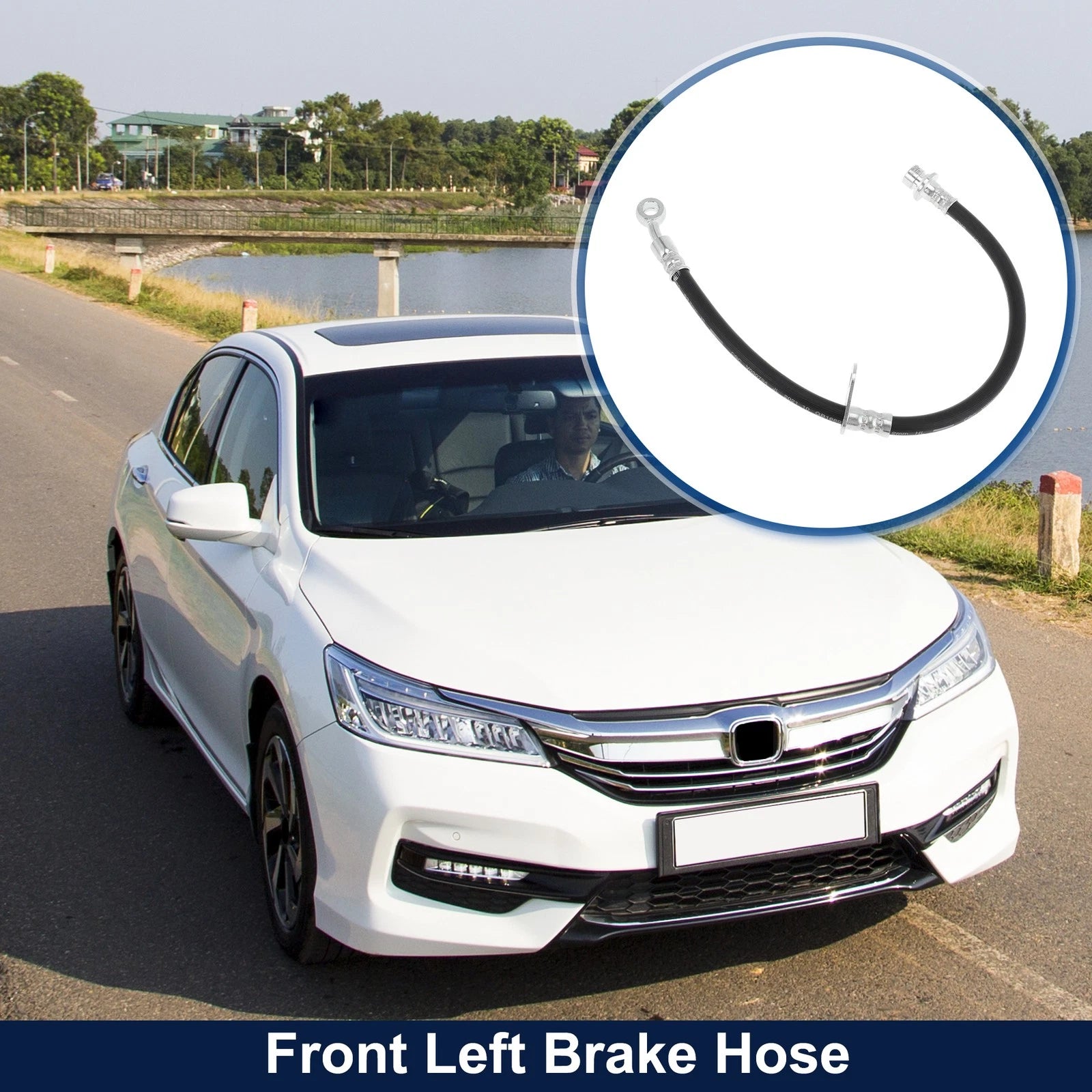 Front Left Brake Hose for Honda Brake Hydraulic Hose (2005–2015)