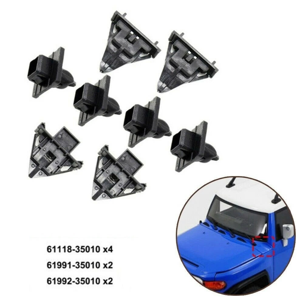 Set of 8 Clips Retainer for (Body Fender Cowl Replacement)