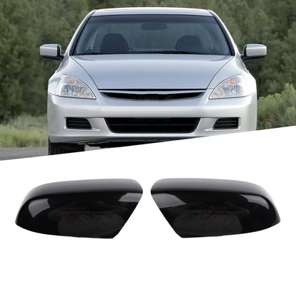 Mirror Cover Parts Gloss Black Replacement Side Mirror Cap ABS Plastic