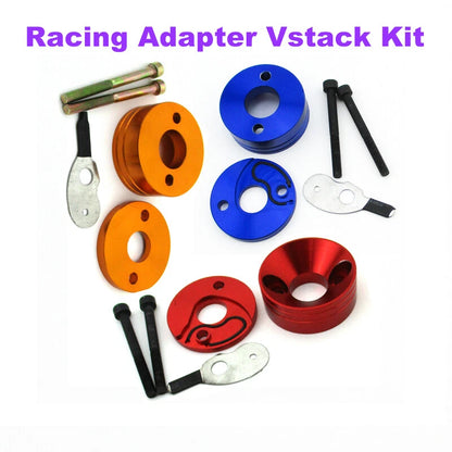 Racing Air Filter Adapter Vstack Stack Kit for Dirt Pocket Bike (23-43cc)