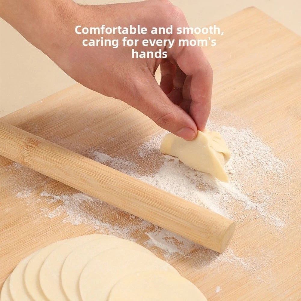 30cm Wooden Rolling Pin for Baking Pastry Pizza Bread