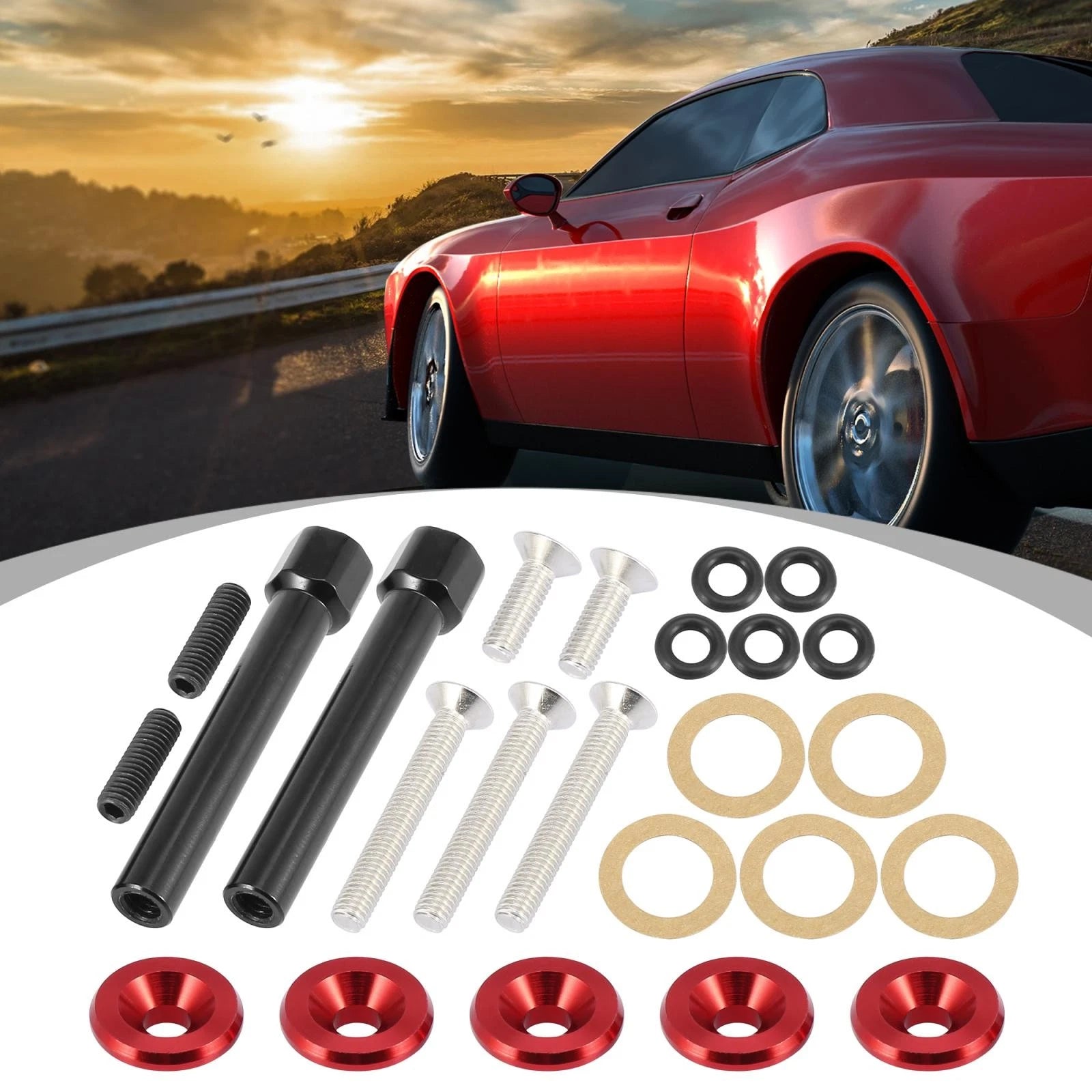 Engine Valve Cover Washer Bolt Kit OEM Replacement for Honda D15 D16 (1988–2000)