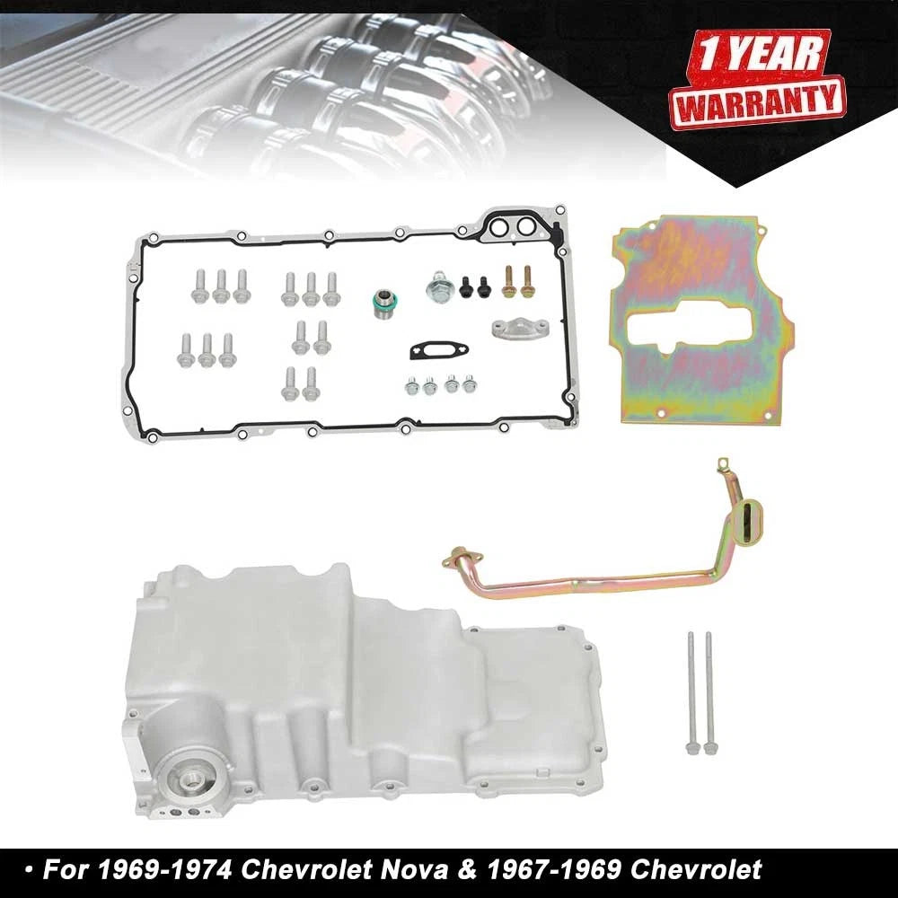 Low Profile Oil Pan for LS1 LS2 LS3 6.2 6.0 5.3 4.8 F-Body (1982–1992)