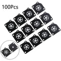100Pcs Carburetor Metering Diaphragm for ZAMA C1U A015010 (Garden Repair)