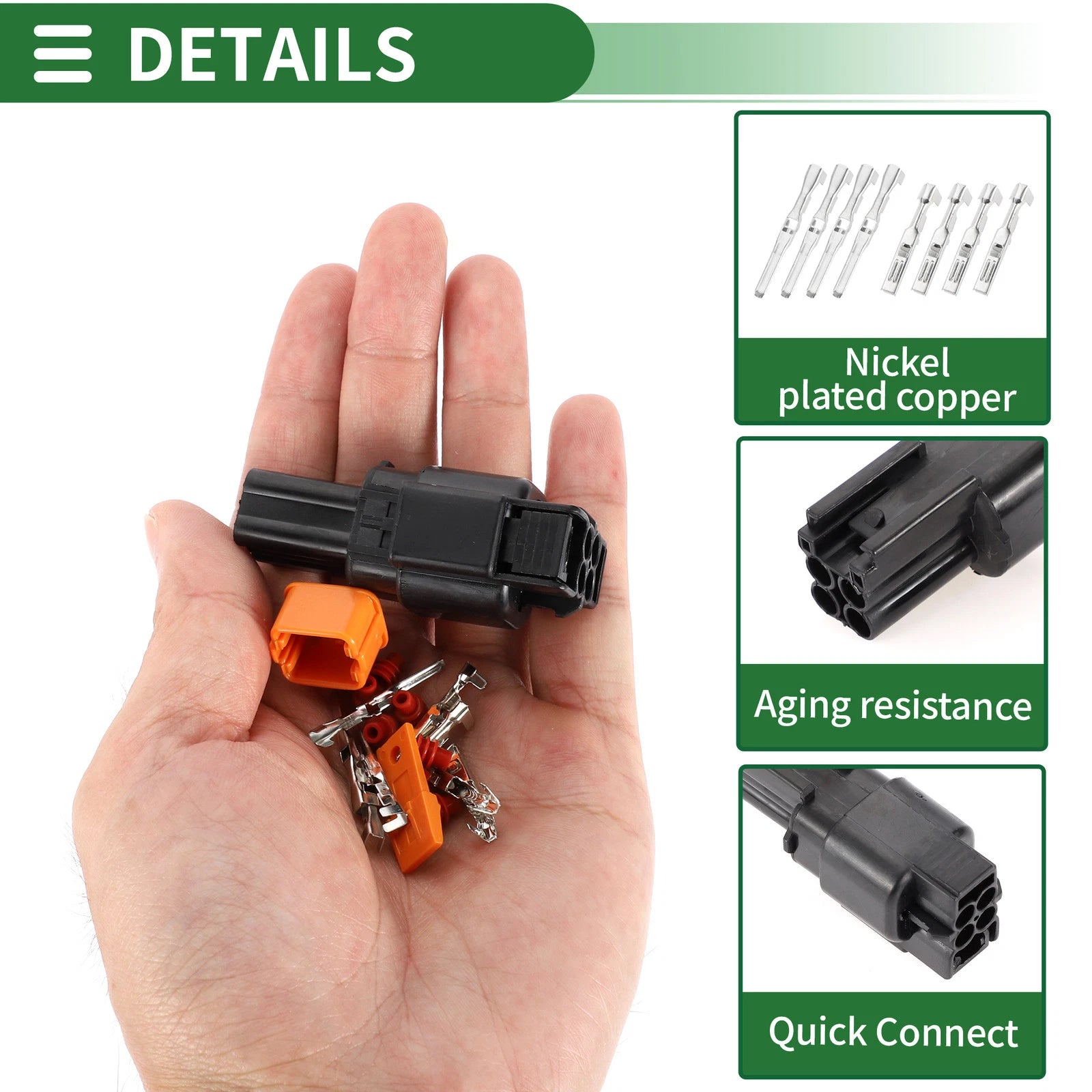 4 Pin Oxygen Sensor Connector Housing for Hyundai