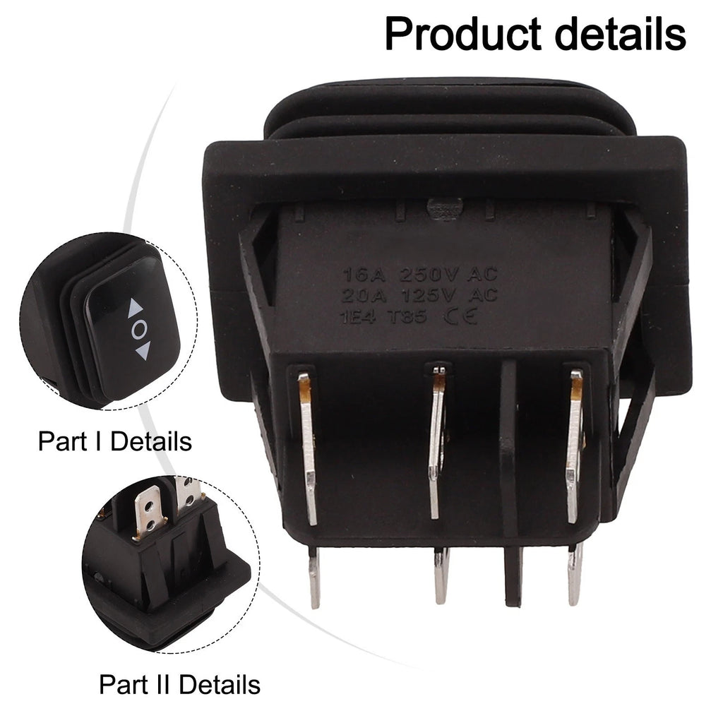 Waterproof Linear Actuator Switch with Momentary Polarity Reverse Function for