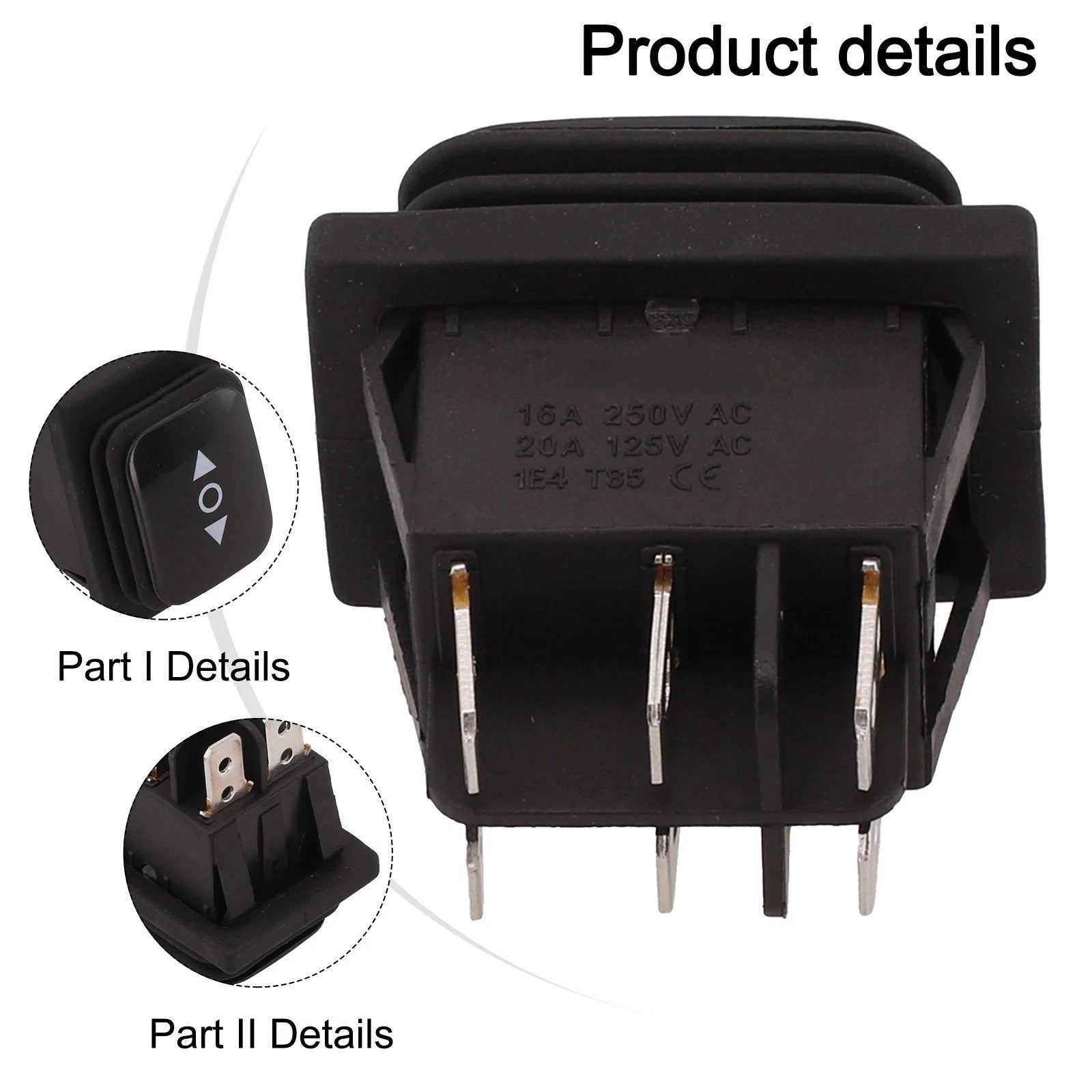 Waterproof Linear Actuator Switch with Momentary Polarity Reverse Function for