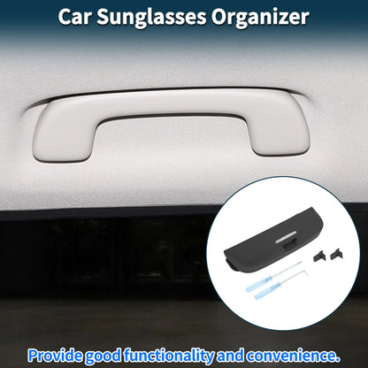 Car Sunglasses Case Eyeglasses Holder for Toyota Prado (2021–2023) Black