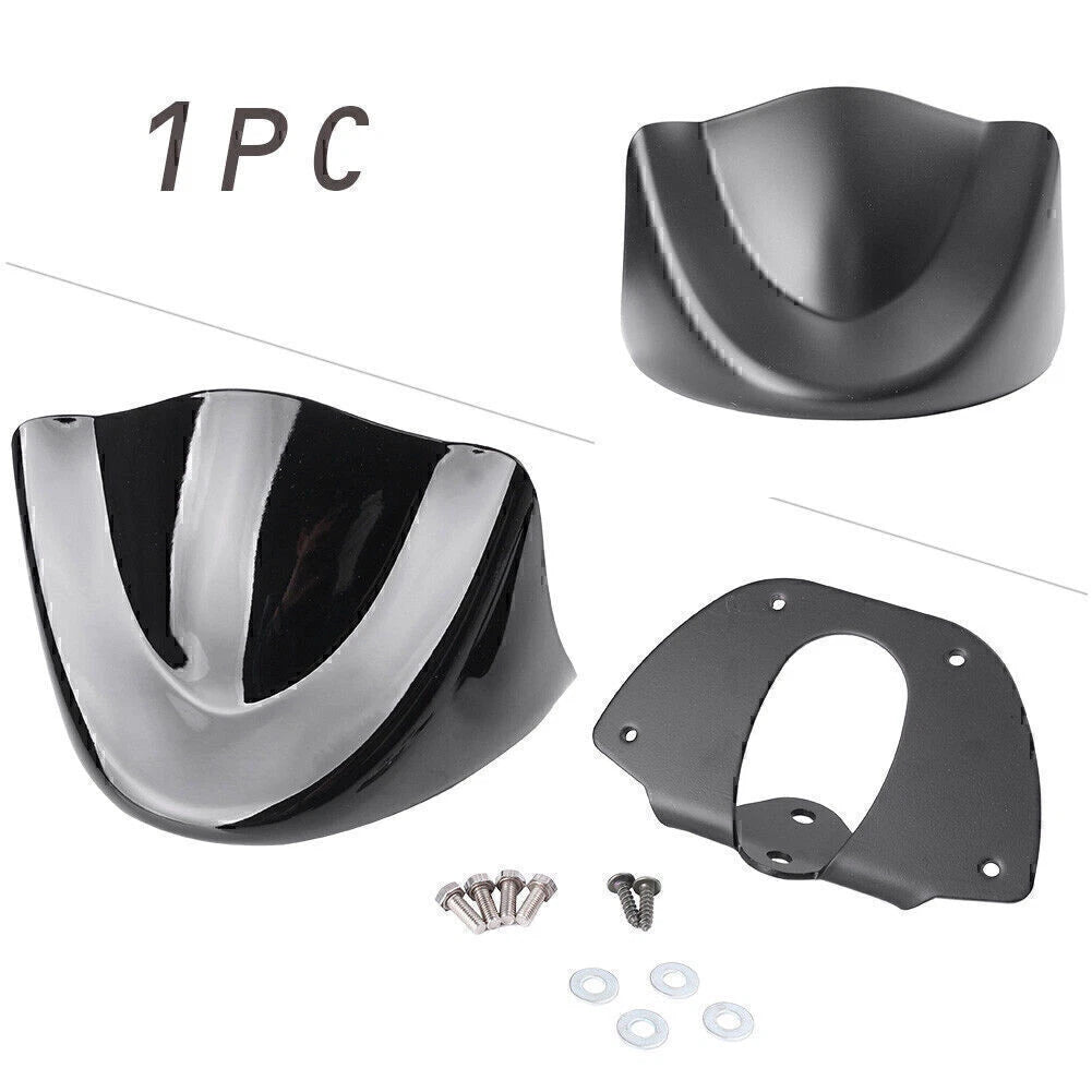Front Bottom Fender Frame Fairing for Harley Dyna (2006–2017) Black ABS