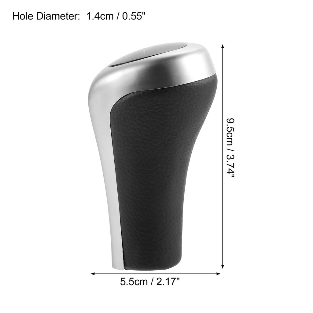 6 Speed Manual Shift Knob Head Replacement for BMW Black Faux Leather (2012–2018)