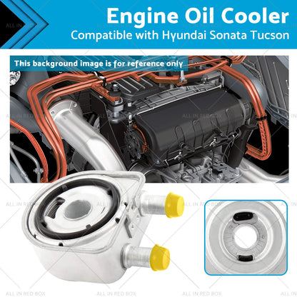 Engine Oil Cooler for Hyundai Sonata Tucson (2011–2014) 26410-2G000