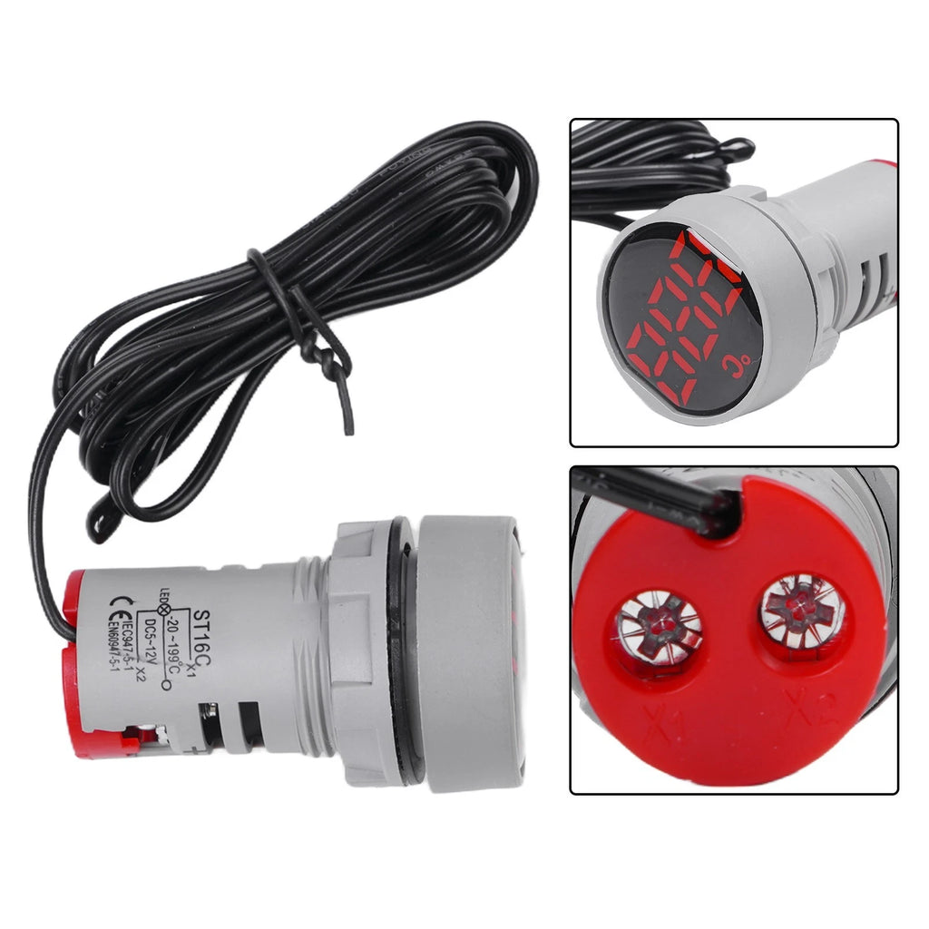 Digital Thermometer 22mm for Enhanced Layout Flexibility