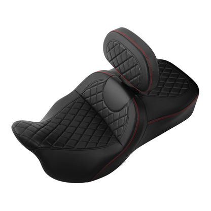Driver Passenger Seat Backrest for Harley Electra Tri Glide (2009–2023)