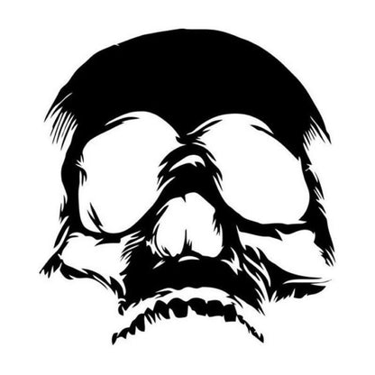 Skull Face Removable Vinyl Decal for Car (Universal Fit)