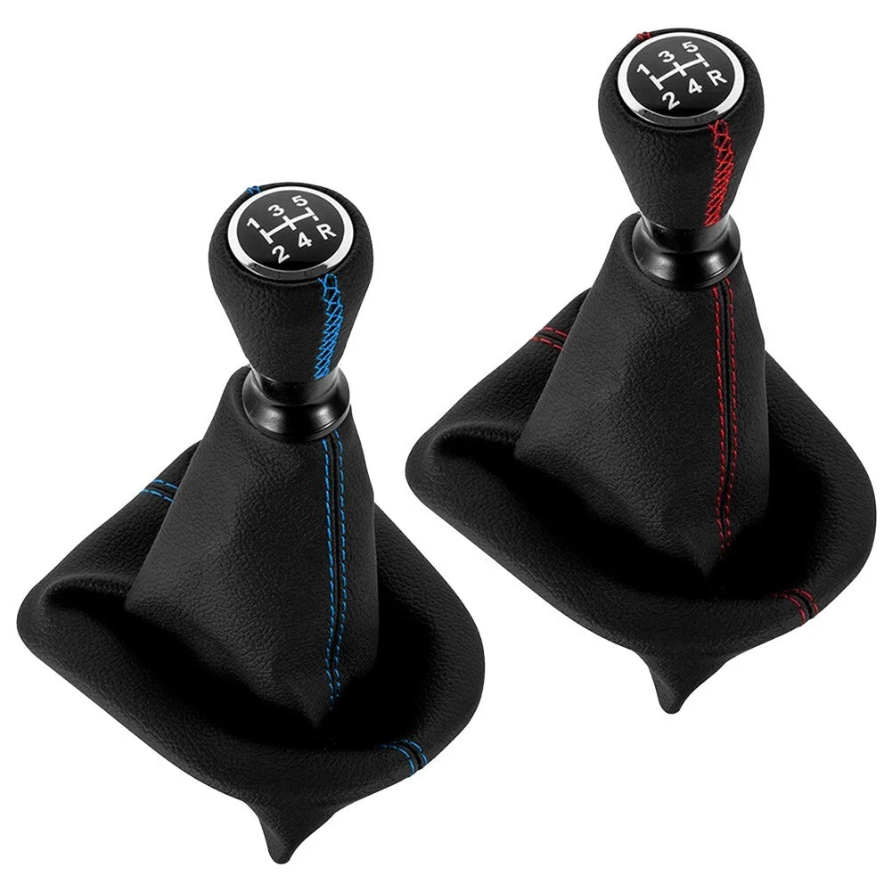 Chrome Plated Leather Shifters for Various Cars (Fits Multiple Models)